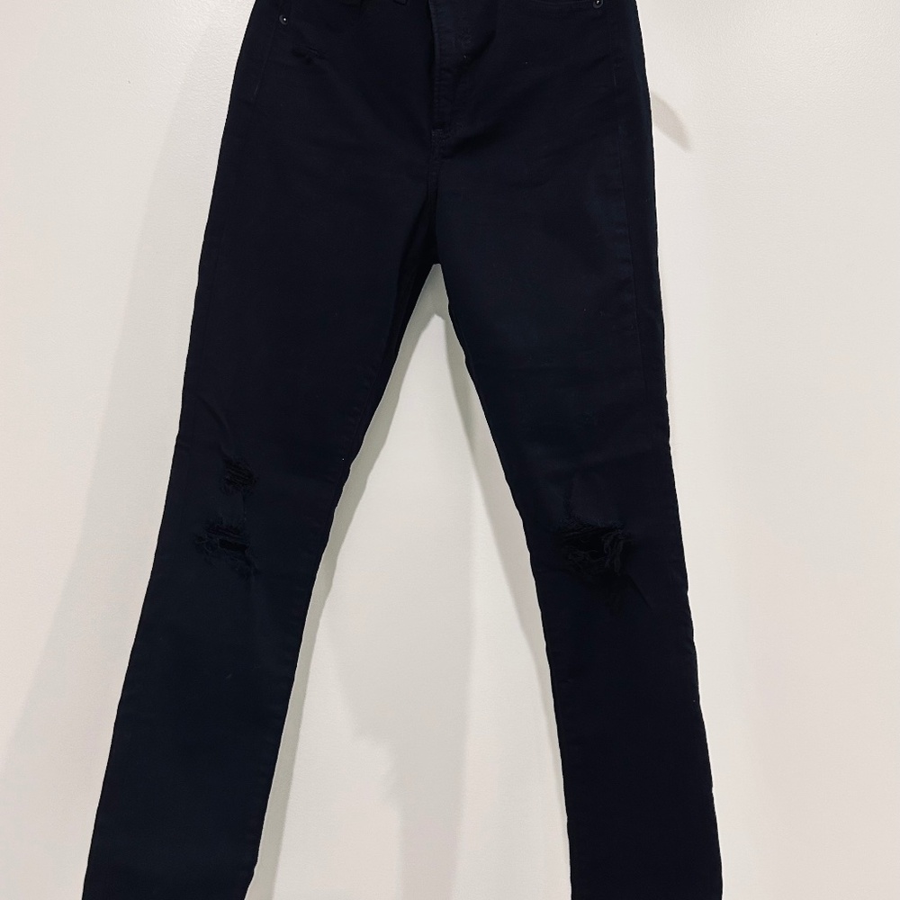 Vtg 90s Express EXP Yellow Patch Jeans - Tall 5'10 - 00710098 RN 00058
